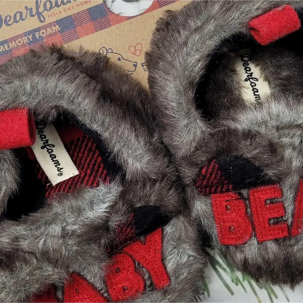Dearforms Baby Bear Brown Frost Slippers size 9-12 months